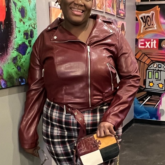 Faux Leather Jacket - Picture 3 of 4